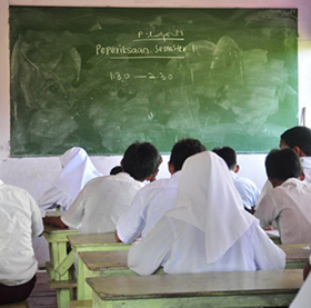 School For Stateless And Marginalised Children - Children in class