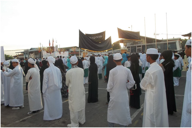 A group of students from different Islamic schools including our school, had joined the celebrations…