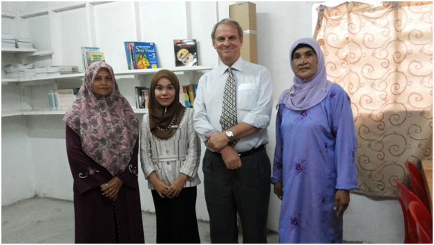 First visit of our course leader Mr. Alan Dighton at Madrasah Al – Hikmah.